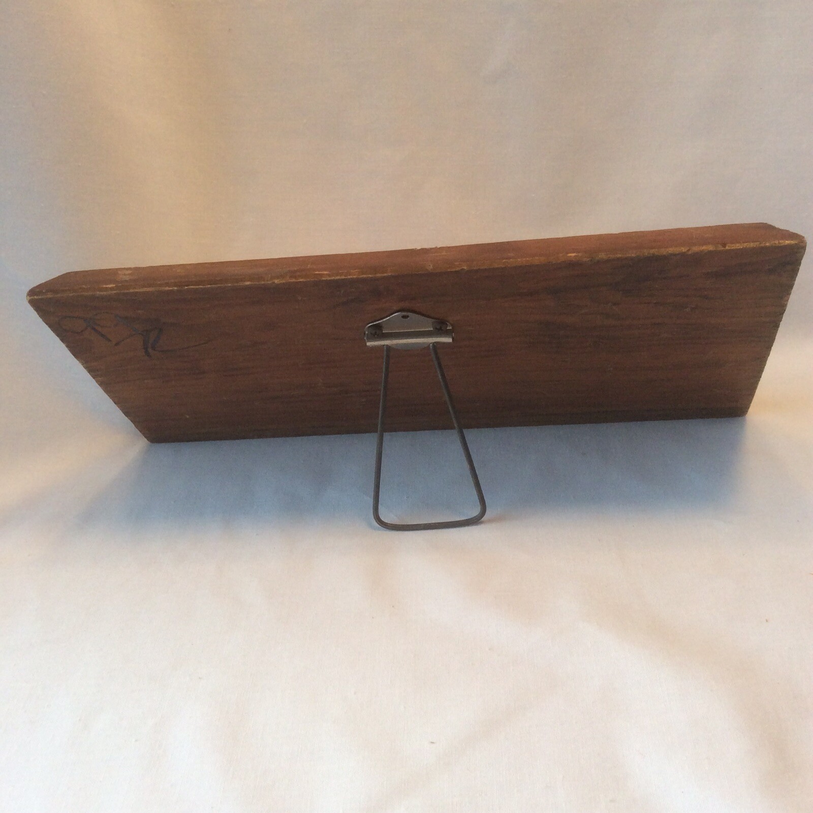 Hush Puppies Shoes Sign Vintage Metal Wood Counter Desk Stand Basset Hound Dog