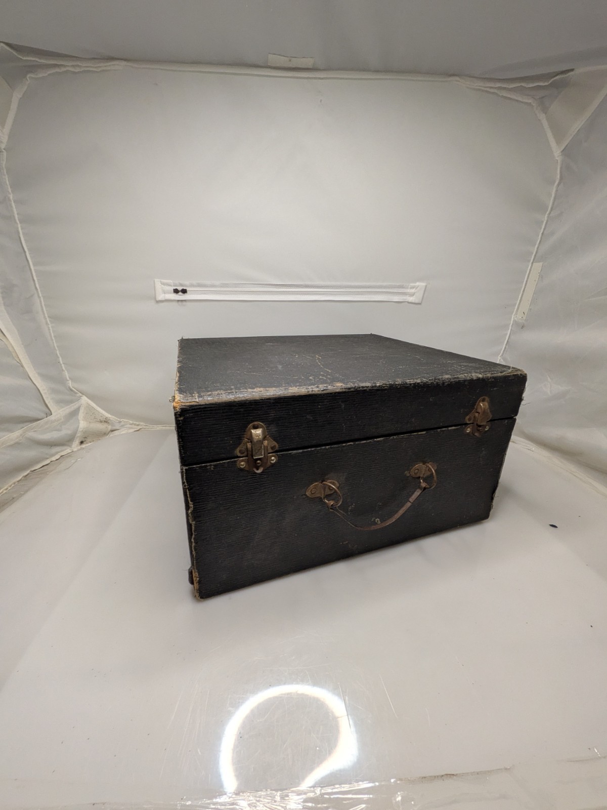 Vintage M. Hohner World Renowned Harmonica Wood Display Accordion Case