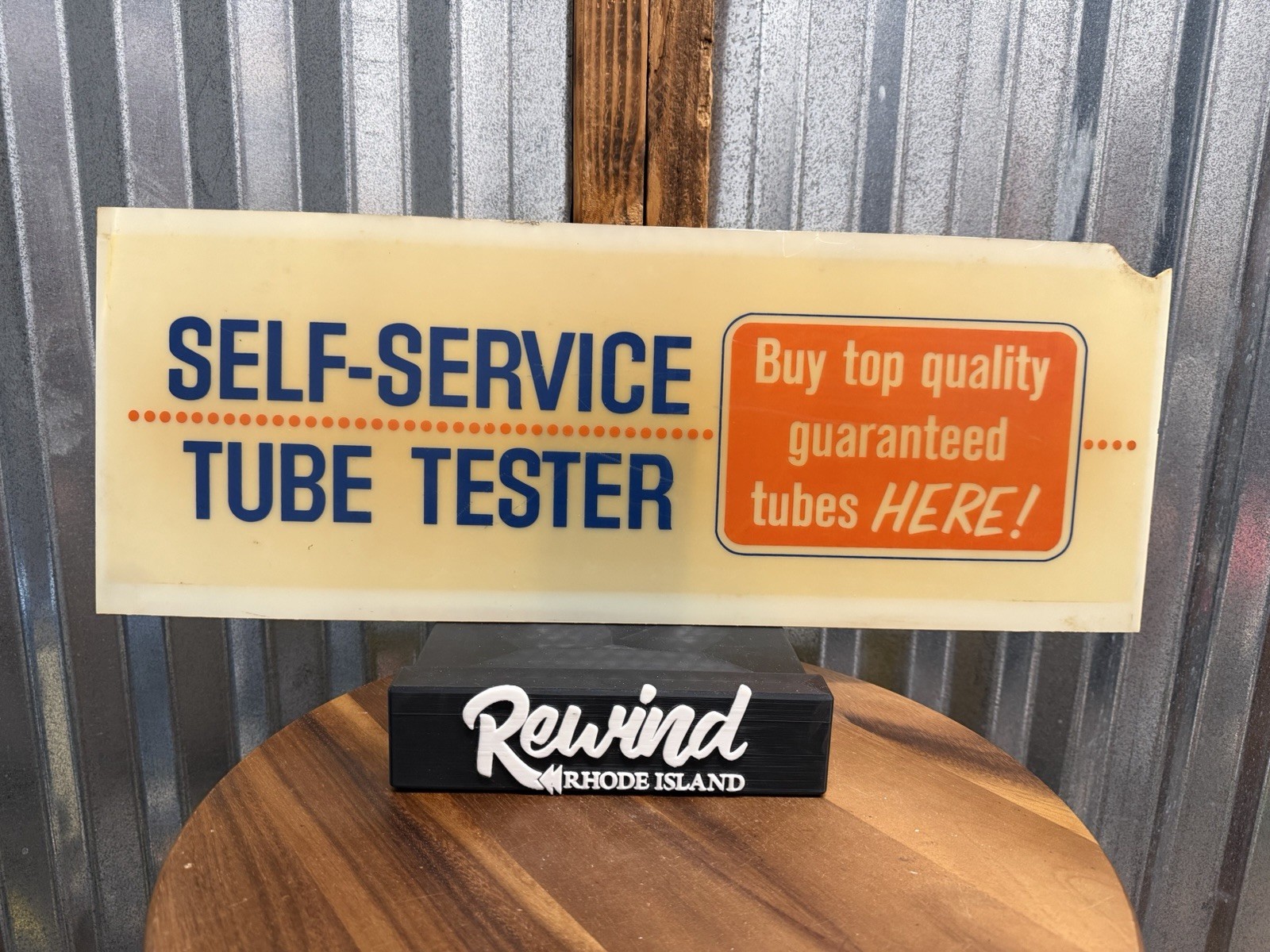 Vintage Self Service Tube Tester Store Display Cabinet