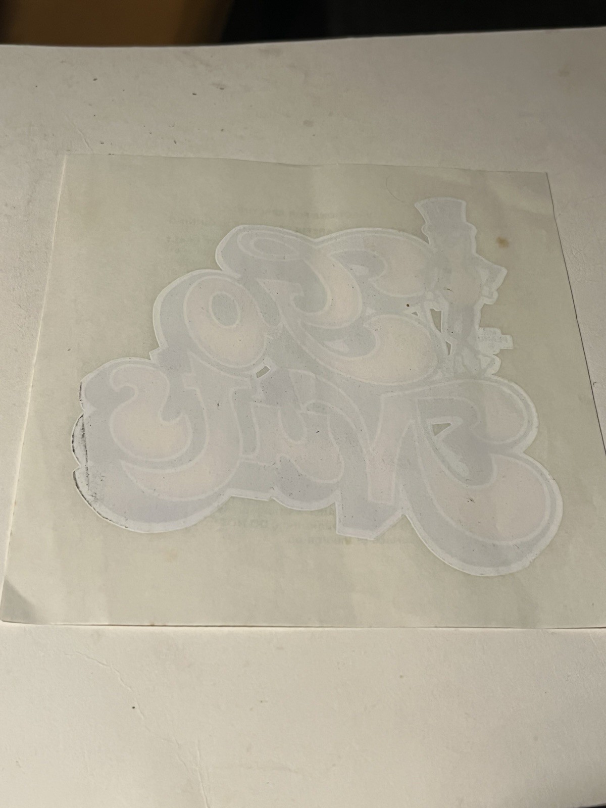 Vtg MR PEANUT GO NUTS Iron On Decal Unused