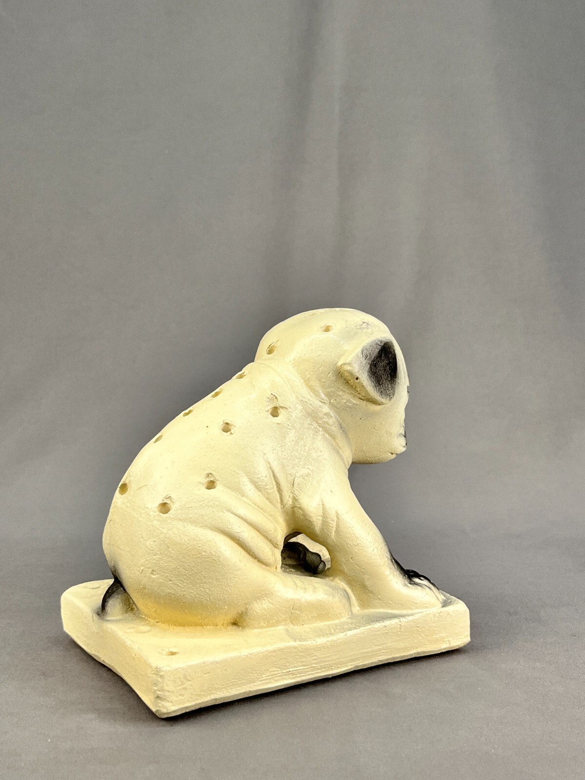 Vintage Morses Pure Pops Bulldog Chalkware 7″ Candy Store Countertop Display (A)
