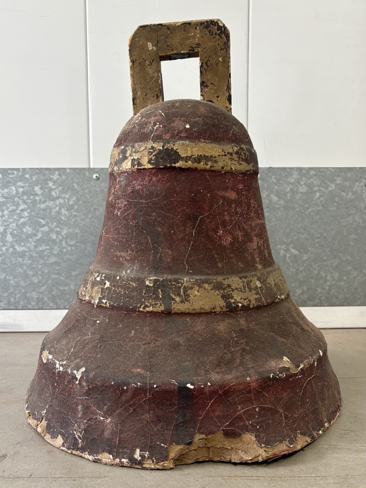 🔥 RARE Antique Old 1880 American LIBERTY BELL Brand FOLK ART Store Display Sign