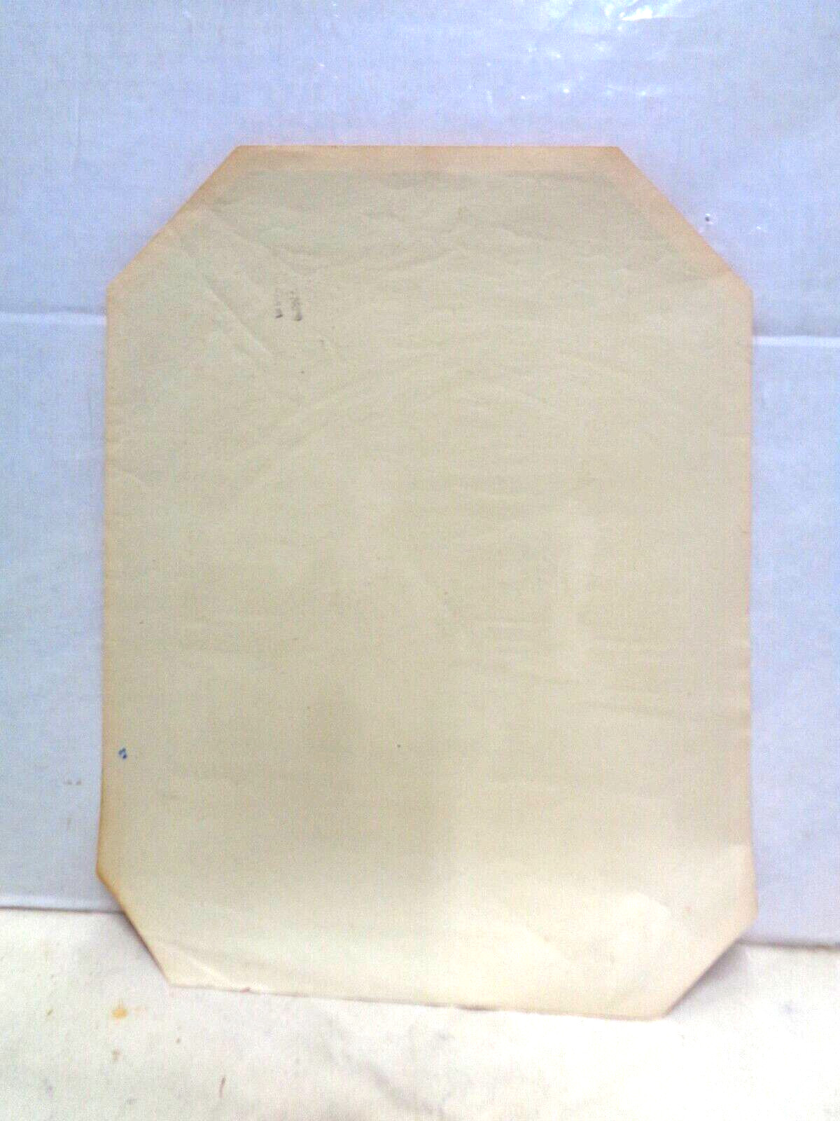 Vintage perfume paper sign 1939 1949 ? Store display sign Lady Luxury LYNAS