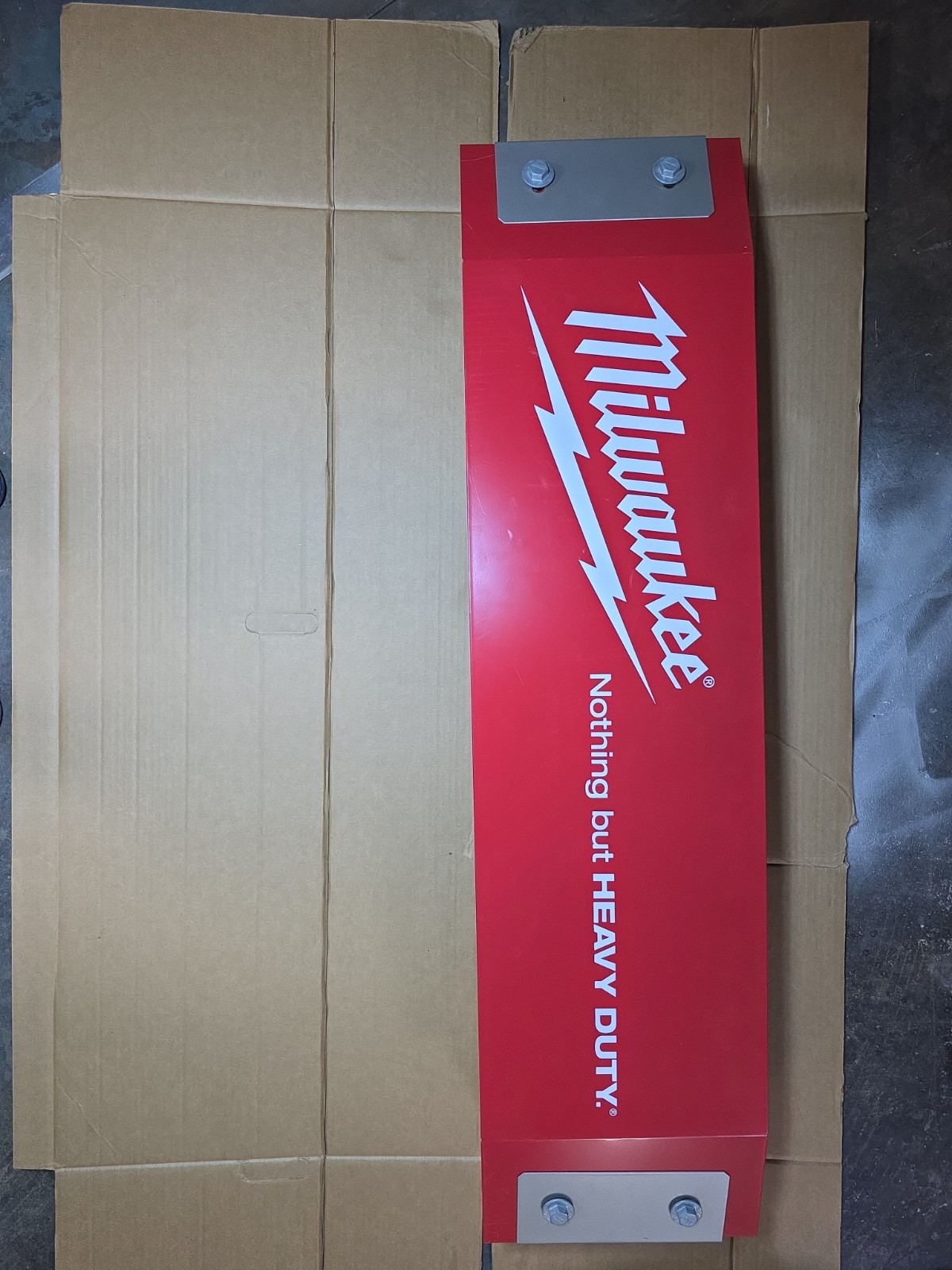 Milwaukee Tools Commercial Steel 4’ X 12” In-Store Display Sign
