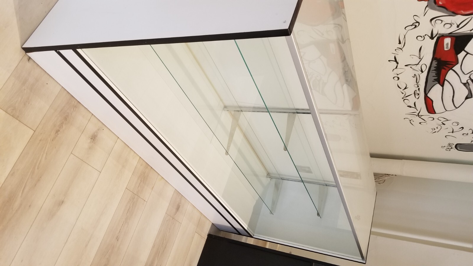 Display cabinet 2 black and white 