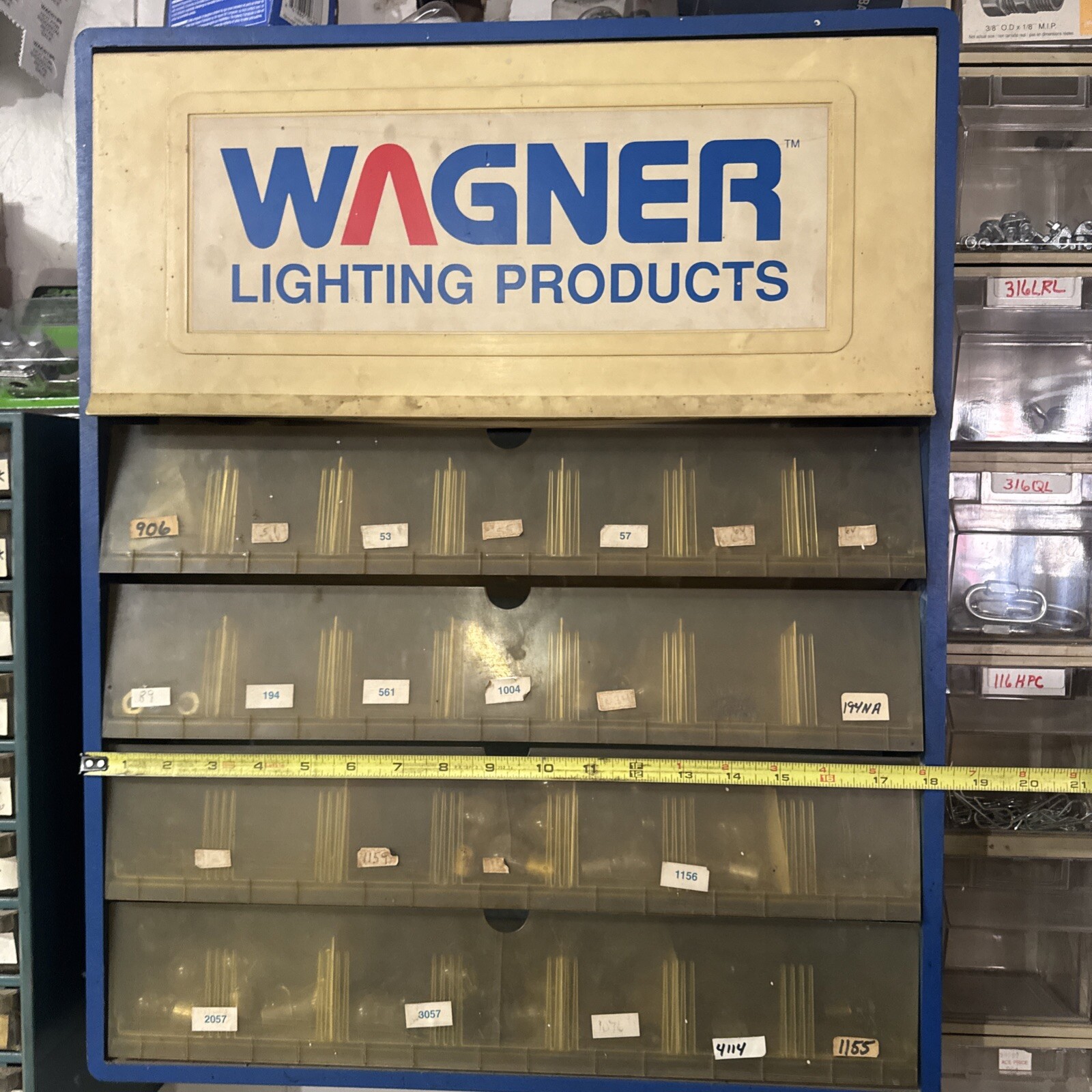 Wagner Lighting Products Display Wall Cabinet, Mancave No Product Will Come With