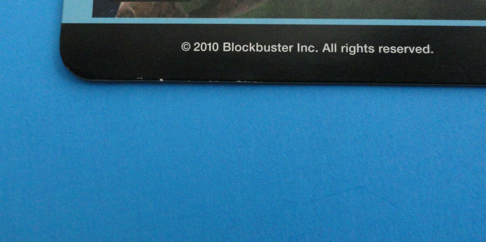 NINTENDO WII SUPER MARIO GALAXY 2 BLOCKBUSTER VIDEO SHELF BACKER CARD
