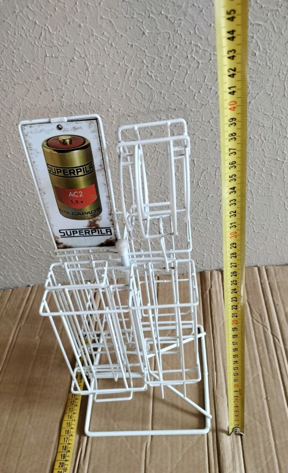 Luminous Sign, Vintage, Super Battery Electric Batteries + Battery Display