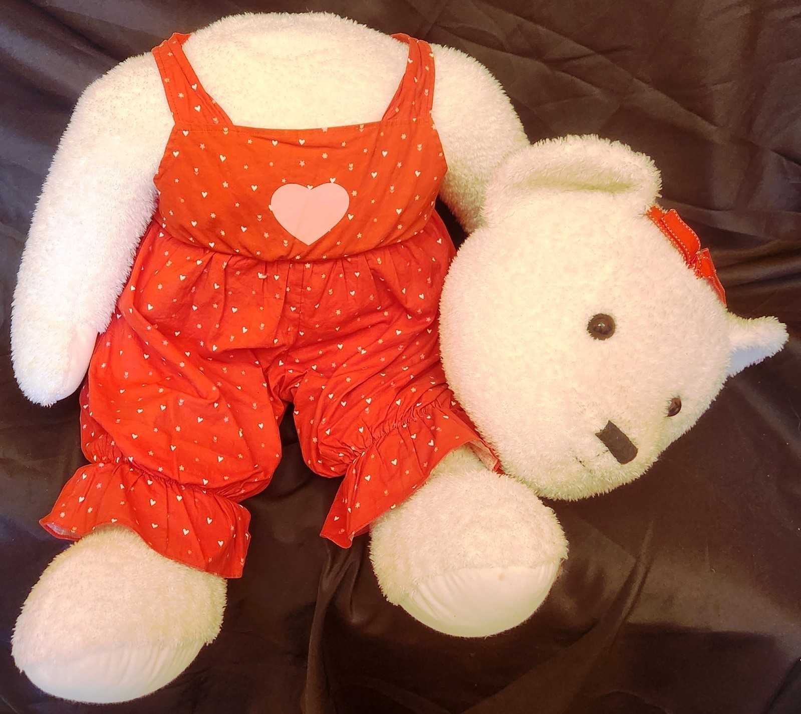 Hallmark 36″ jumbo display PLUSH MAGNET KISSING BEARS Valentine Day HEAD DETACHD