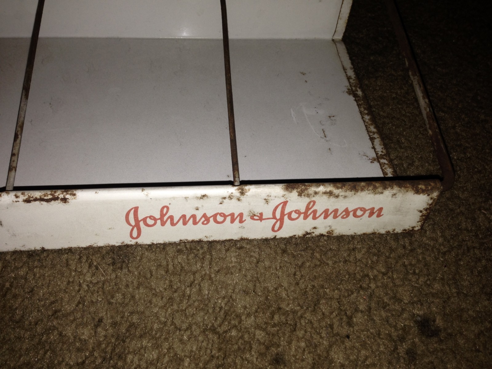 Vintage Johnson and Johnson Dental Floss Store Display