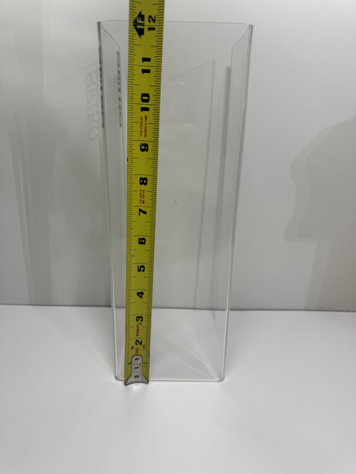 2x clear acrylic Seiko branded display holders