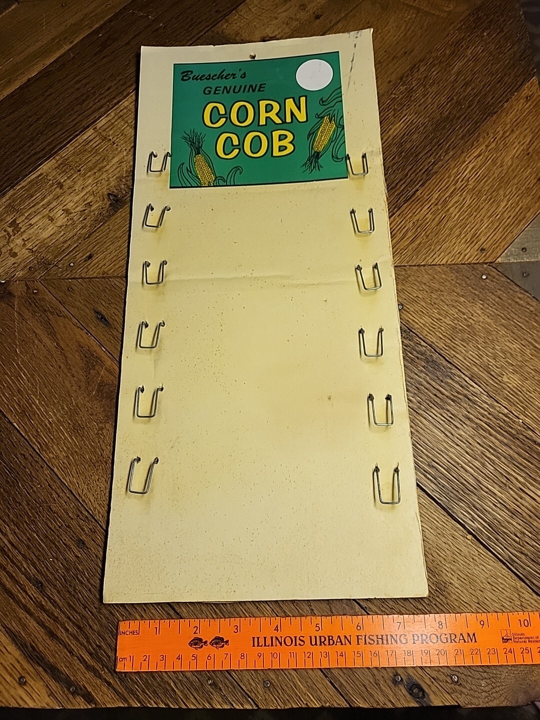 Vintage Buescher’s Genuine Corn Cob Pipe Store Display – Washington MO, USA