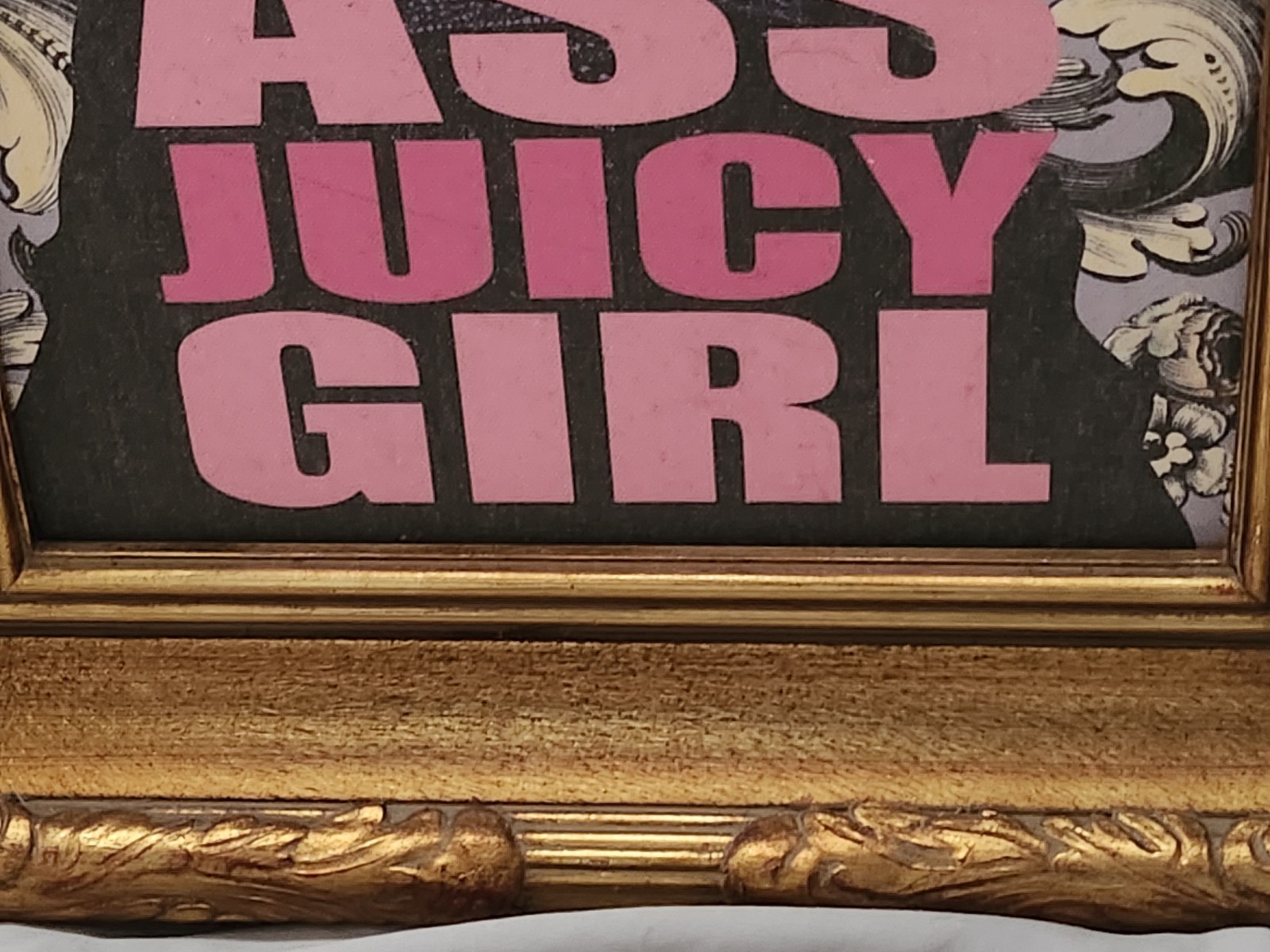 ULTRA RARE JUICY COUTURE LAS VEGAS WALL STORE DISPLAY ORIGINAL FRAME