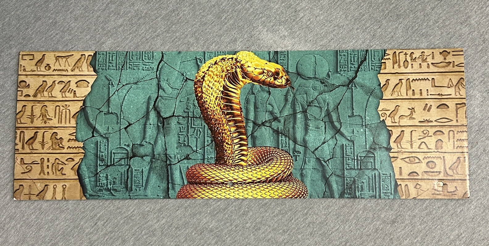 2024 Spirit Halloween Display End Cap 24″ x 8″ – Pharos Egypt Golden Snake