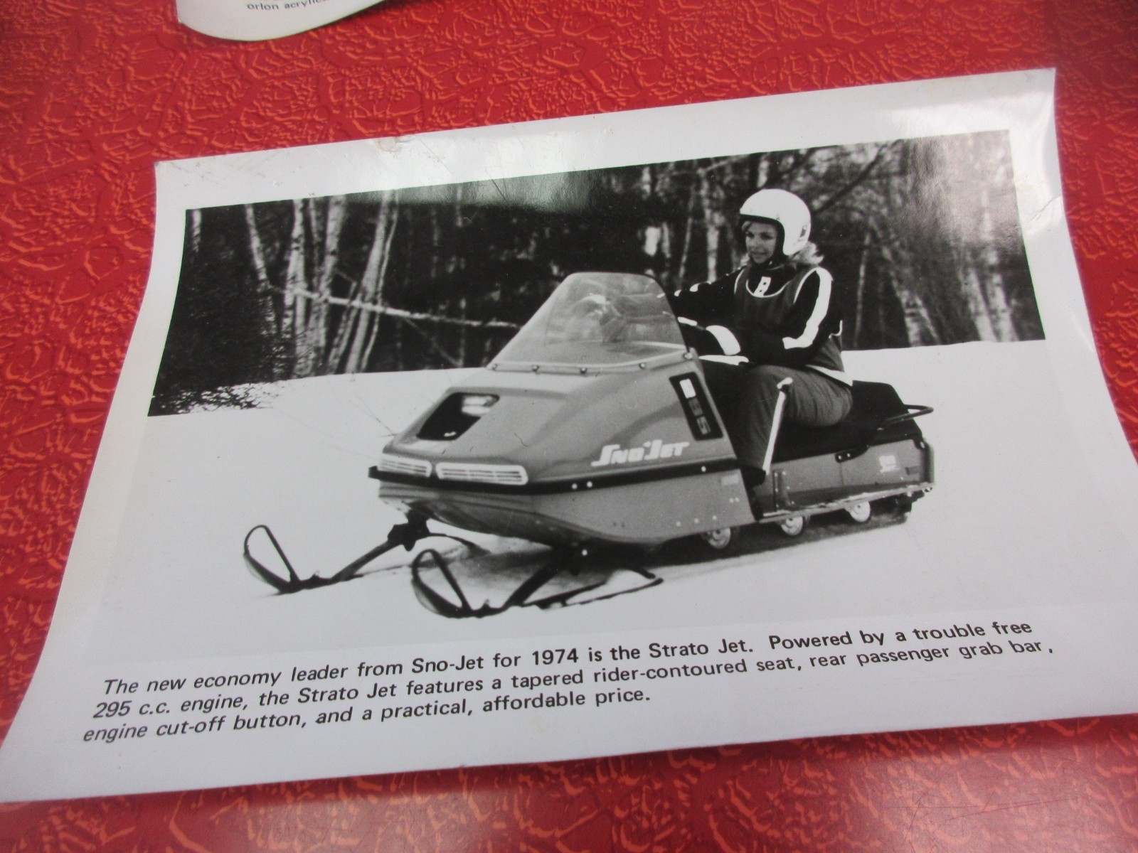 SNO-JET SNOWMOBILE EARLY PHOTOGRAPHS ADVERTISING MERCANTILE 1960’s-1970’s RARE