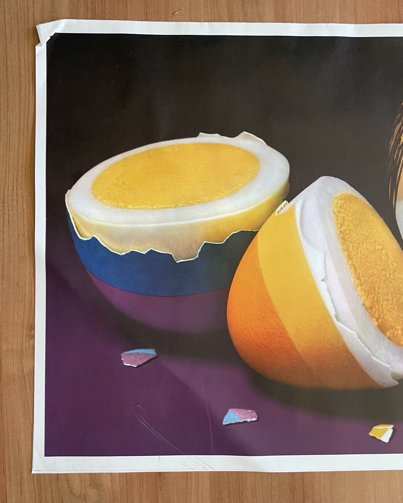 Vintage 2 Sided Morton Salt Grocery Store Display Advertising Sign Halloween
