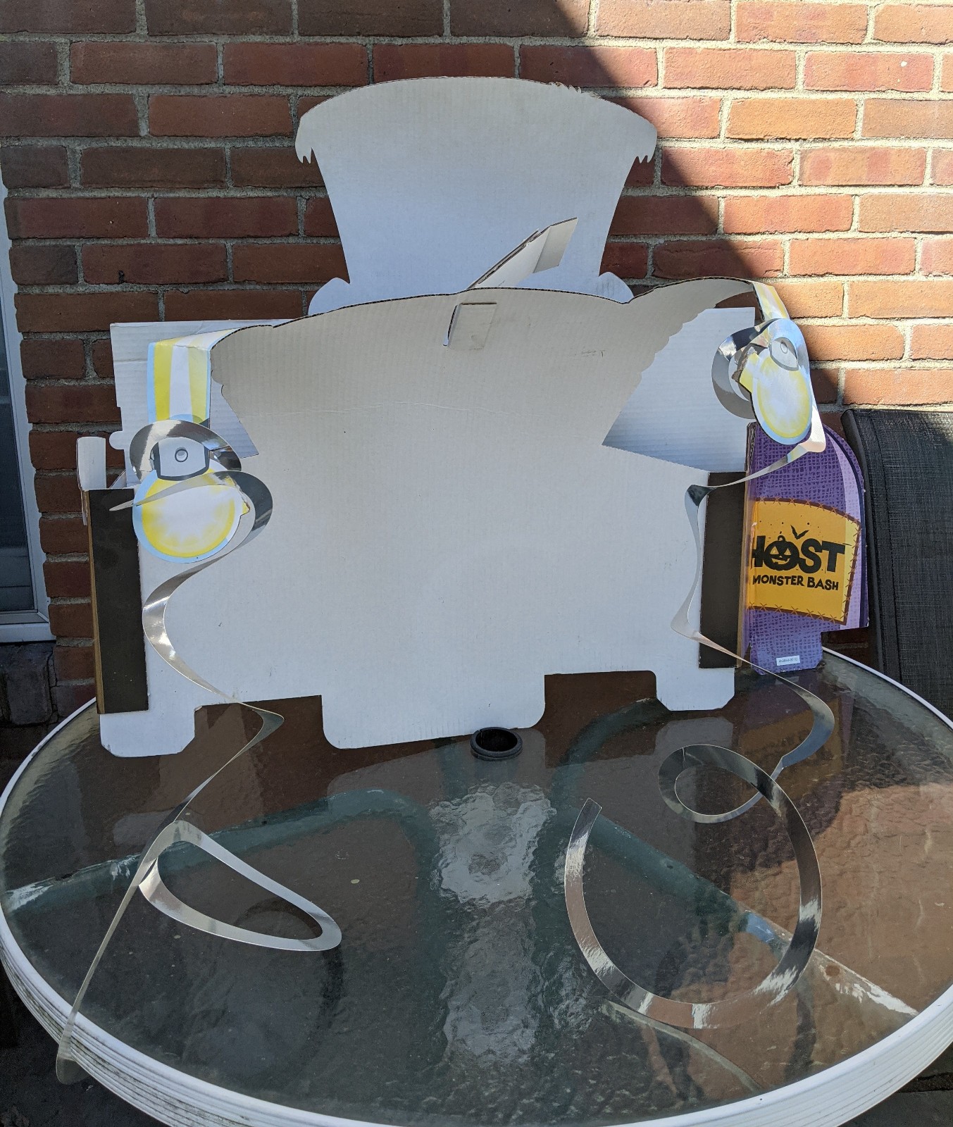 Nabisco Halloween Frankenstein Cardboard Display Sign Host A Monster Bash