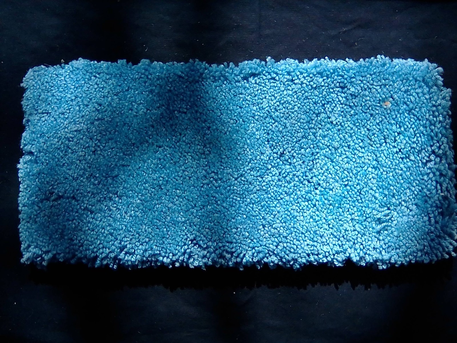 NEW/Vintage MCM Downs Thick SHAG Carpet Sample Demo 1972 Dresden Blue 18.1″x8″