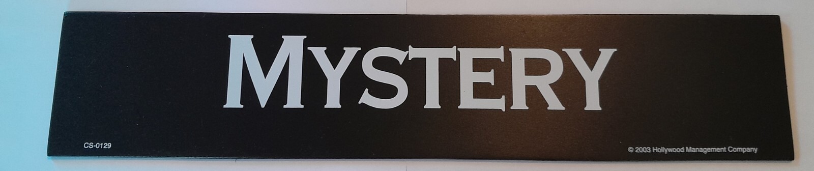 Lot Of 4 Vintage Hollywood Video Store Display Signs Mystery, Drama, Comedy