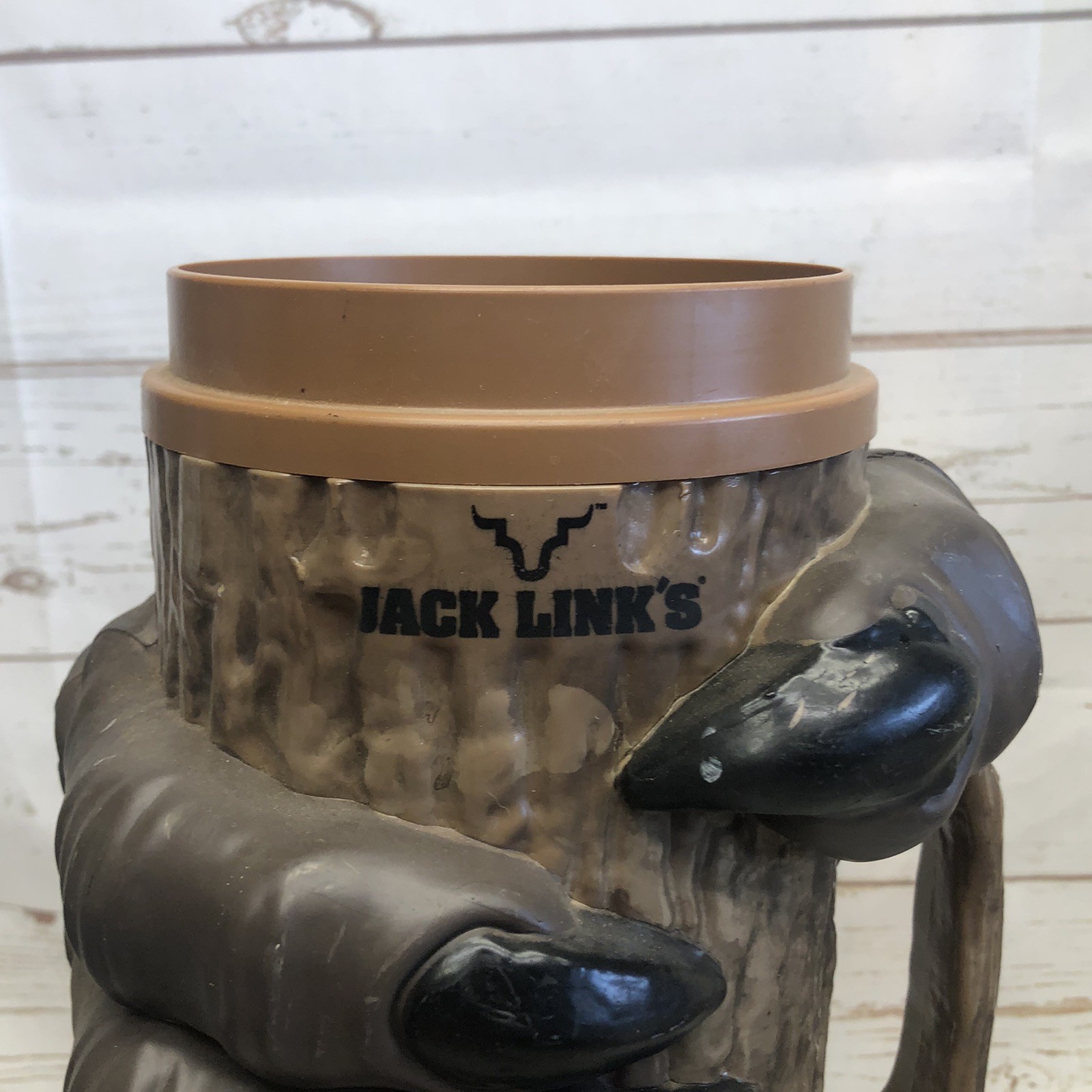 Jack Link’s Jerky SASQUATCH Wild Side Bigfoot Hand Store Display Mug Container