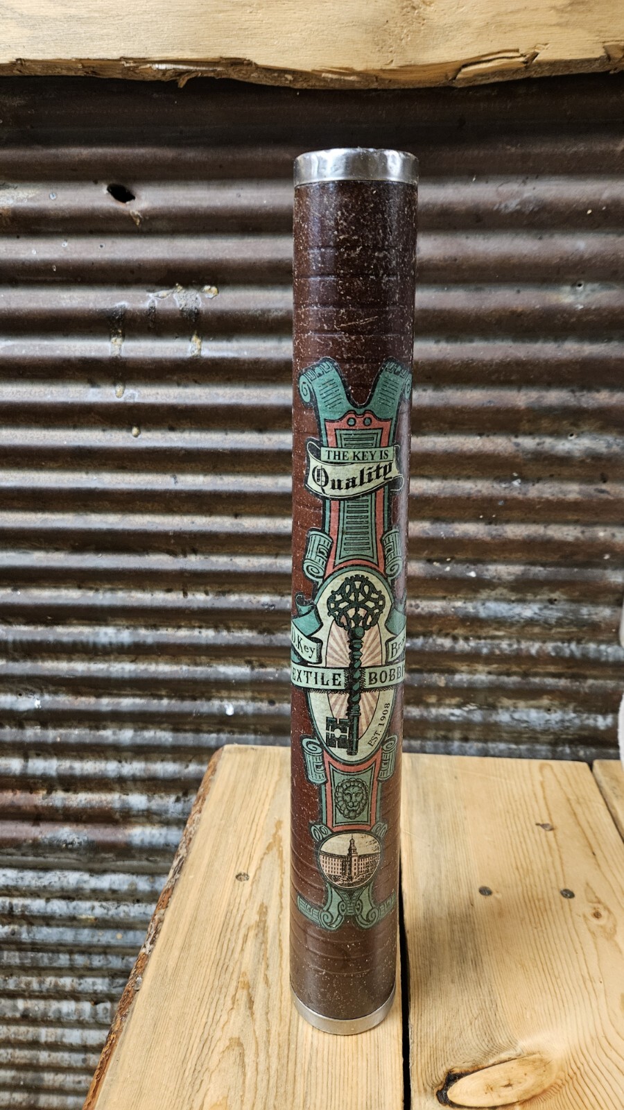 J.D. Key Bros. Inc. Textile Bobbin Salesman Sample