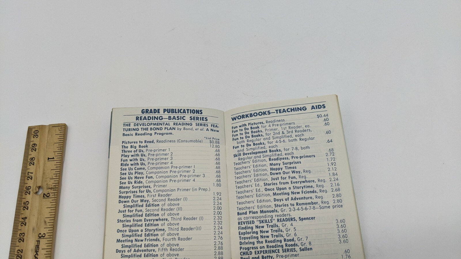 Vintage 1962 Blue Mini Notebook Calendar Reference