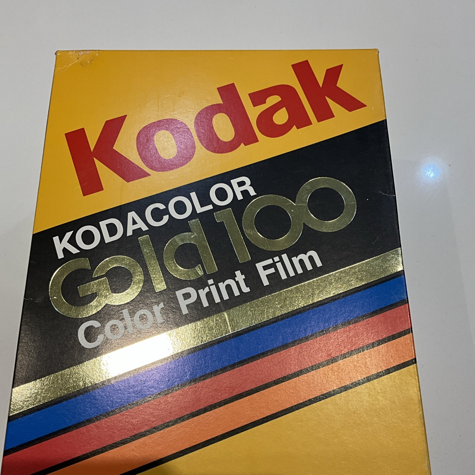 Vintage Kodak KODACOLOR Gold 100 35mm 3 Pack Large Store Display Box 15x7x5