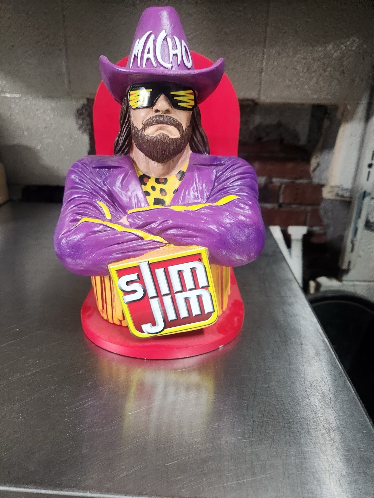 Slim Jim Collector Series “Macho” Store Display 2020 Red Purple Yellow