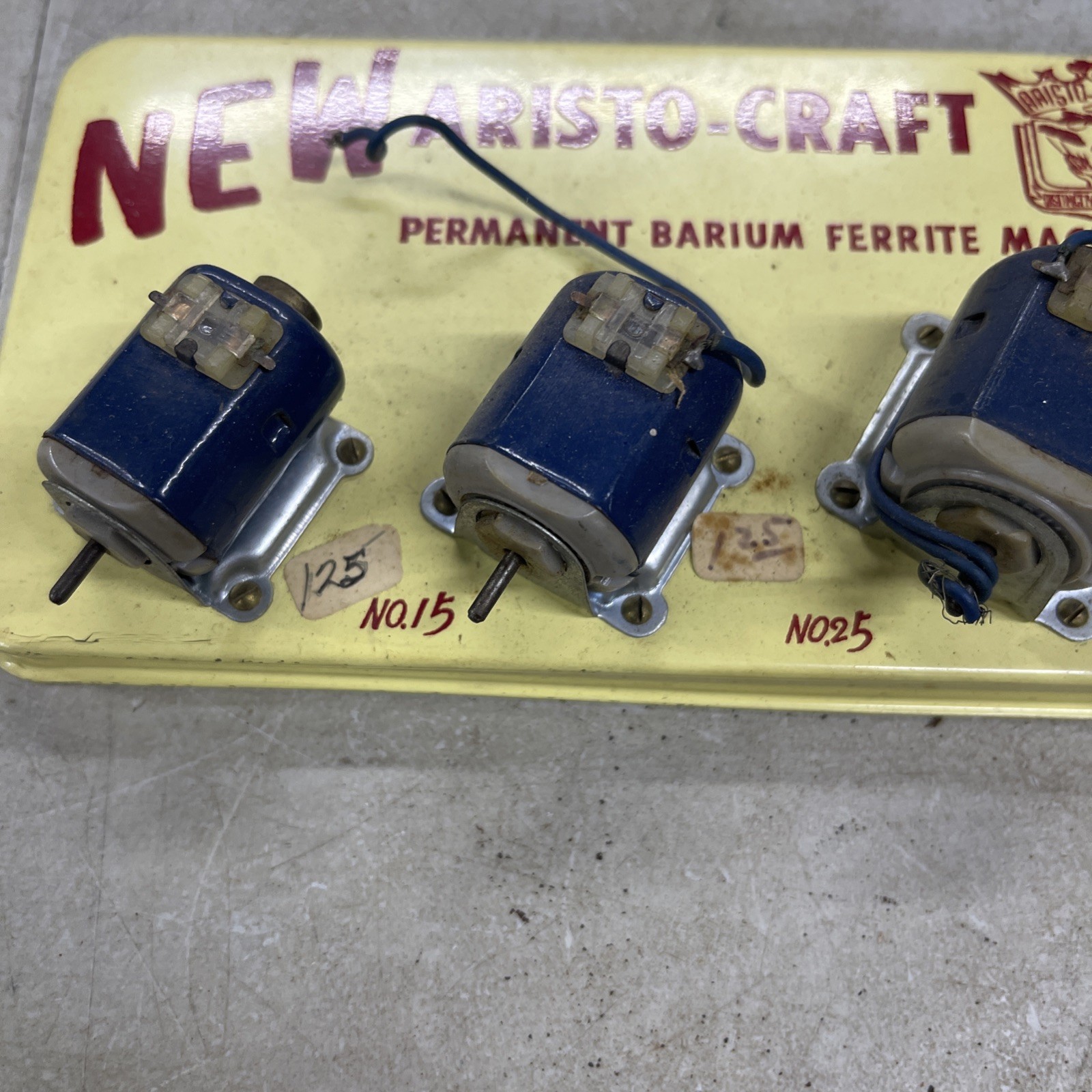 Vintage Aristocraft Cer-Mag Motors Store Display 1950’s Era