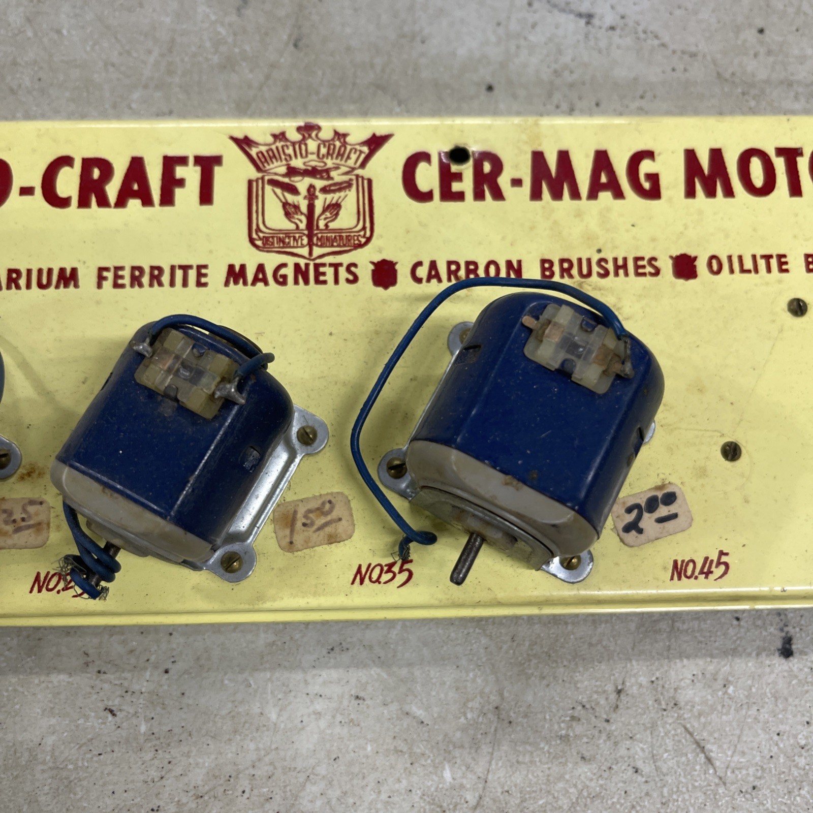 Vintage Aristocraft Cer-Mag Motors Store Display 1950’s Era