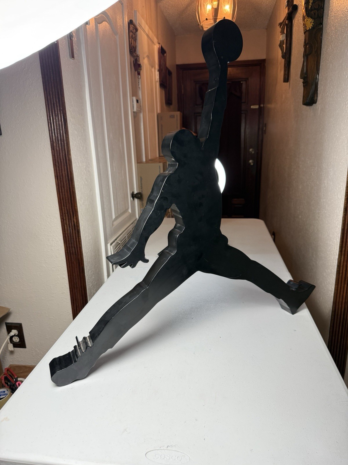 3D Air Jordan Jumpman silhouette is a vintage retail store display piece