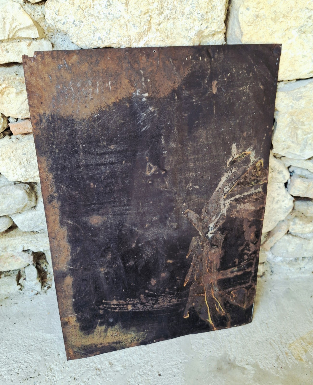 La Ménagère – Lithographed Advertising Sheet No Enameled Plate. Taste B.Rabier