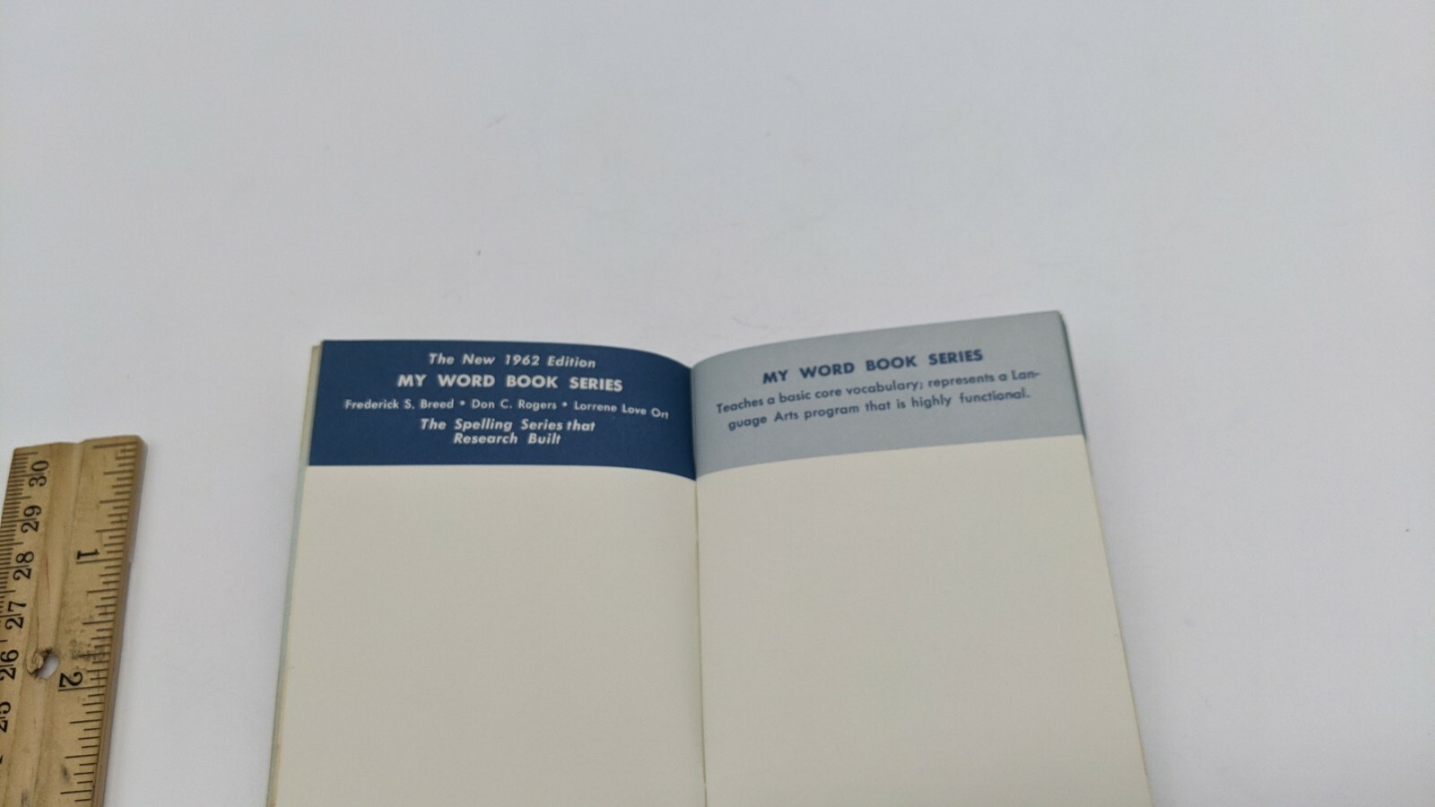 Vintage 1962 Blue Mini Notebook Calendar Reference