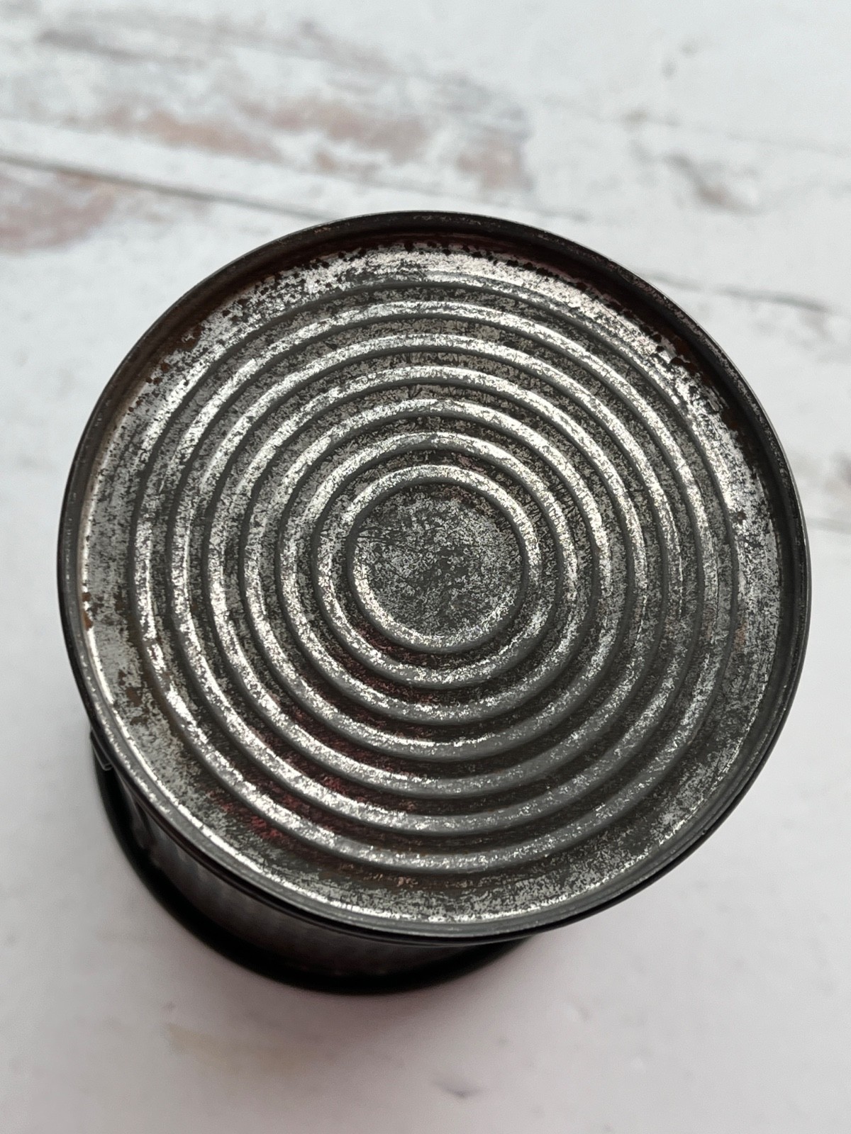 Vintage Chief Metal Wares Salesman Sample Little mini garbage, trashcan, bin