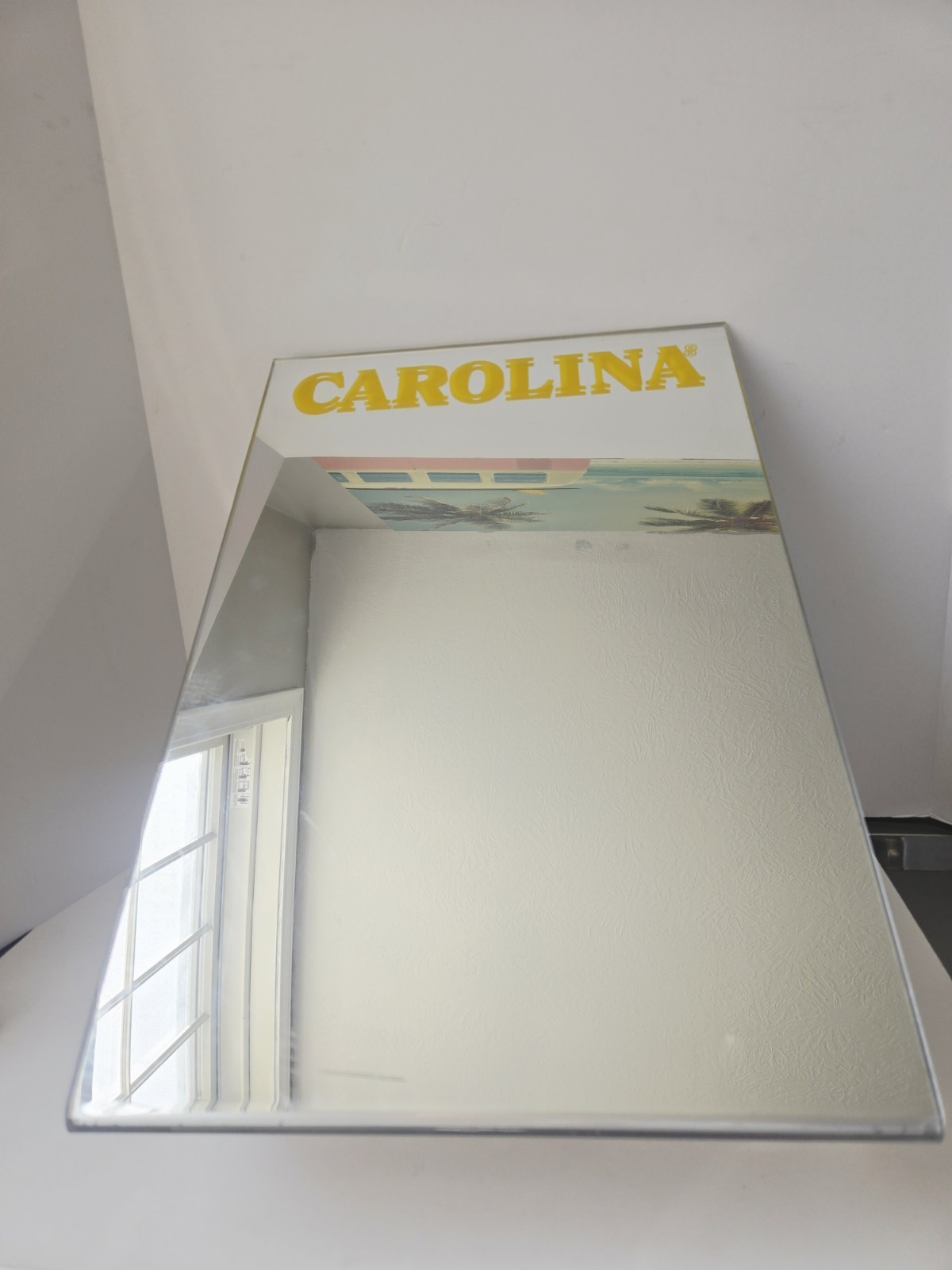 Carolina Work Wear Boots store display mirror sign Plexiglass