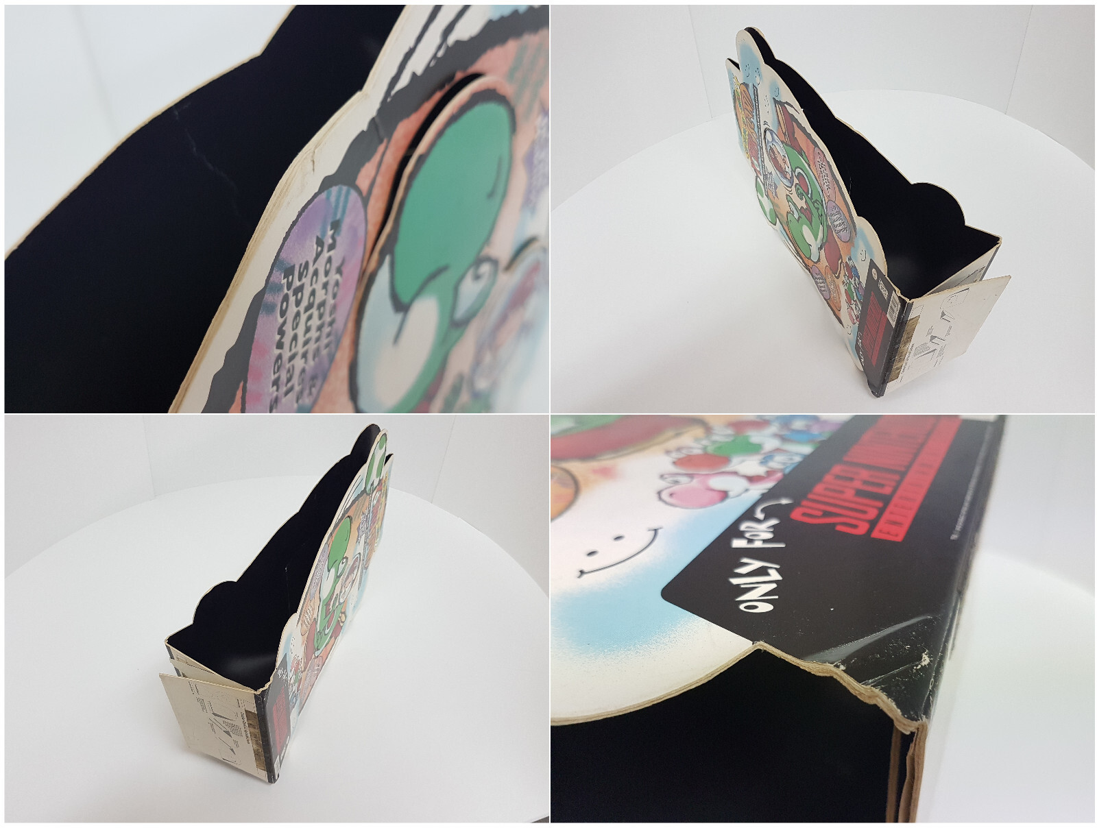Super Mario World 2 Yoshi’s Island SNES Store Promo Display Box *Please Read*