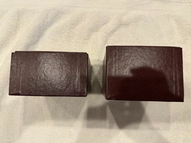VINTAGE LEITZ LEICA LENS BOXES LOT OF 2 CAMERA PACKAGING BOX ONLY