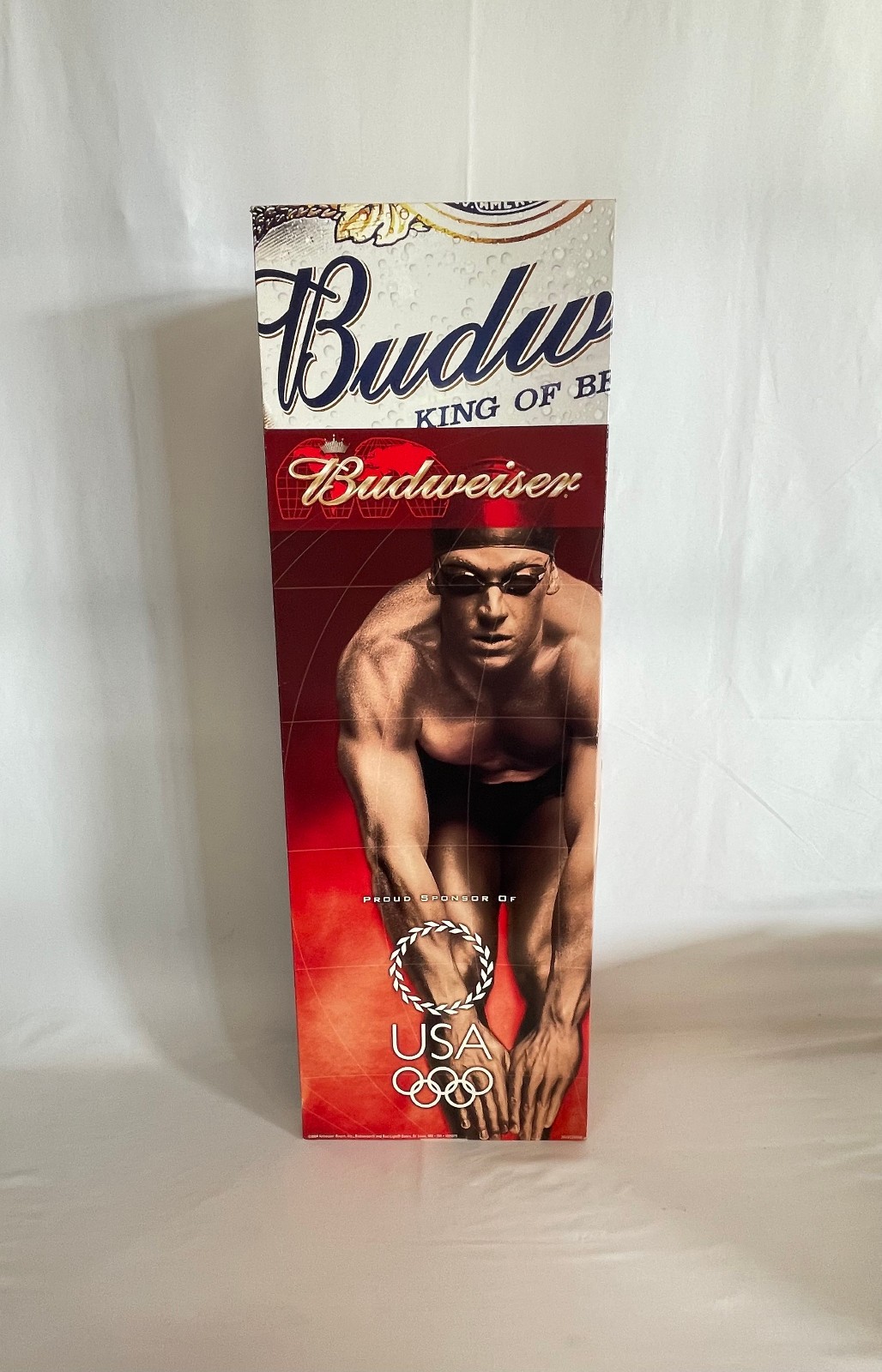 1996 Summer *OLYMPICS/BUDWIESER* Hanging Display Ad. in 7-11 Stores