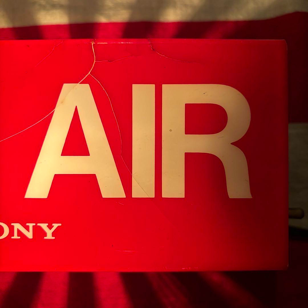 SONY ON AIR Red Light Sign Vintage Electric Display 100V Japan Used Rare