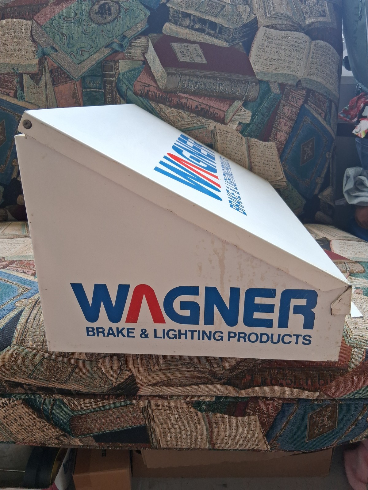 Vintage Wagner Brake and Lighting Display Cabinet