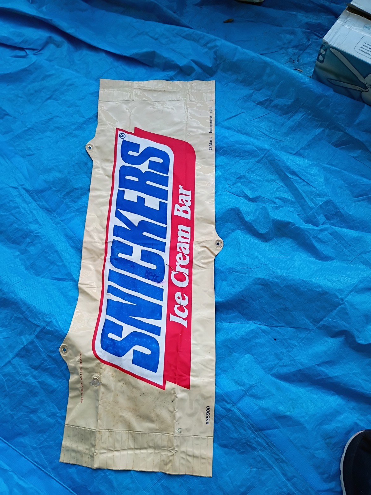 2002 SNICKERS 44″ Inflatable Candy Bar Advertising Store Display Promo NEW BIN11