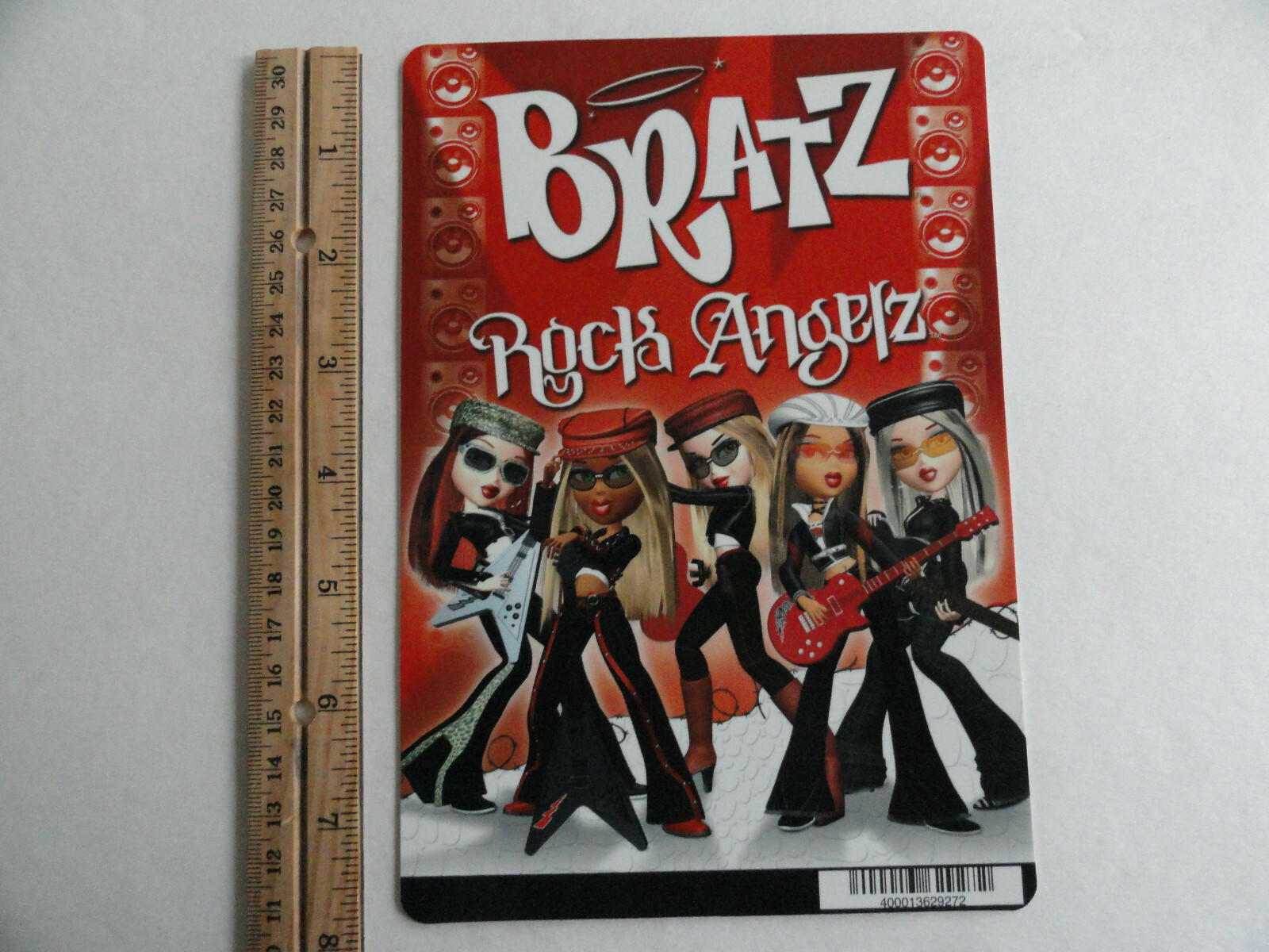 BRATZ ROCK ANGELZ – BLOCKBUSTER VIDEO BACKER CARD 5″X8″