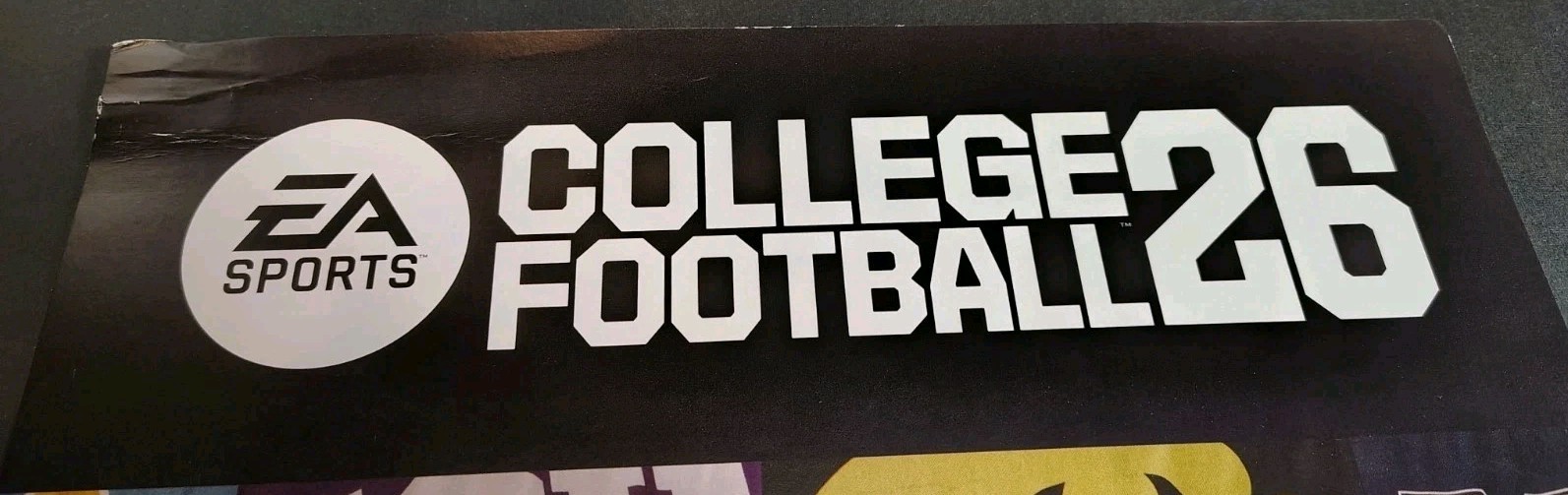 2025 – EA Sports College Football 26 – Store display advertisement – 24x 11x