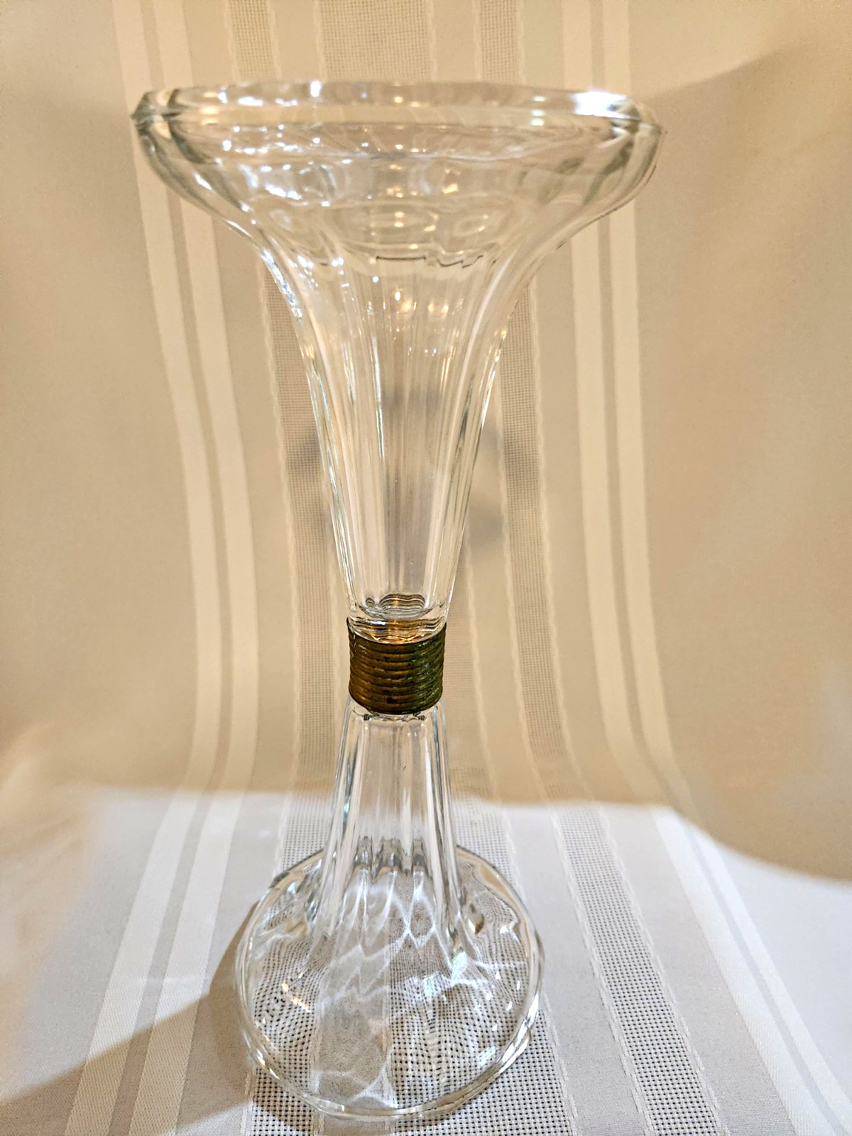 Antique Glass Soda Fountain Store Display Shelf Risers Set