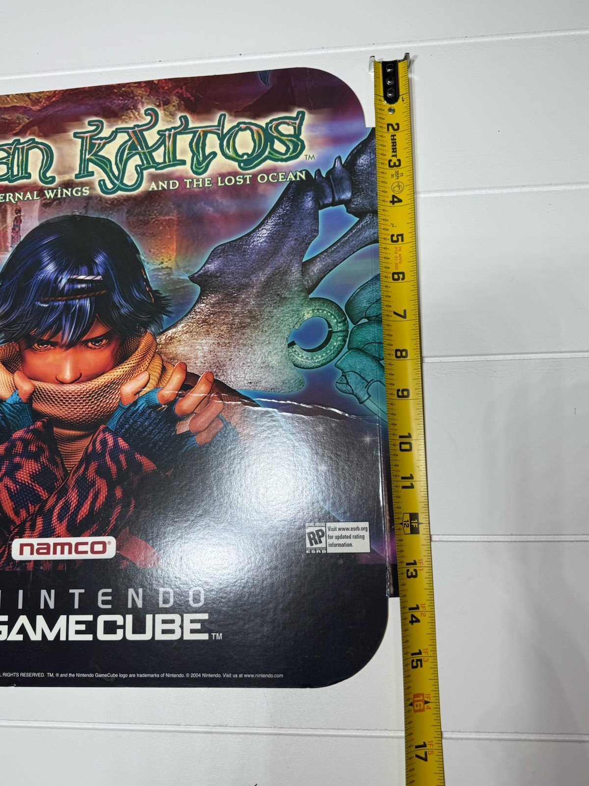 Baten Kaitos Store Nintendo GameCube Display 2003 Vintage 16×16
