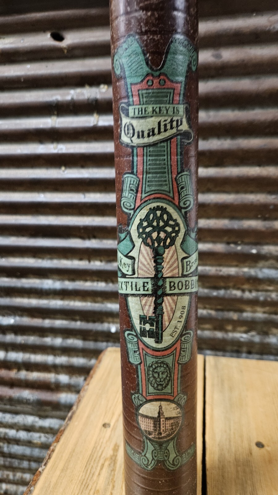 J.D. Key Bros. Inc. Textile Bobbin Salesman Sample