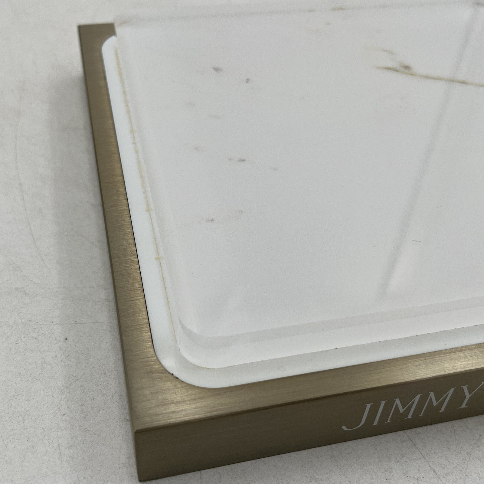 Jimmy Choo Shoe Display Stands Plaque Store Display Brass Marble Advertising