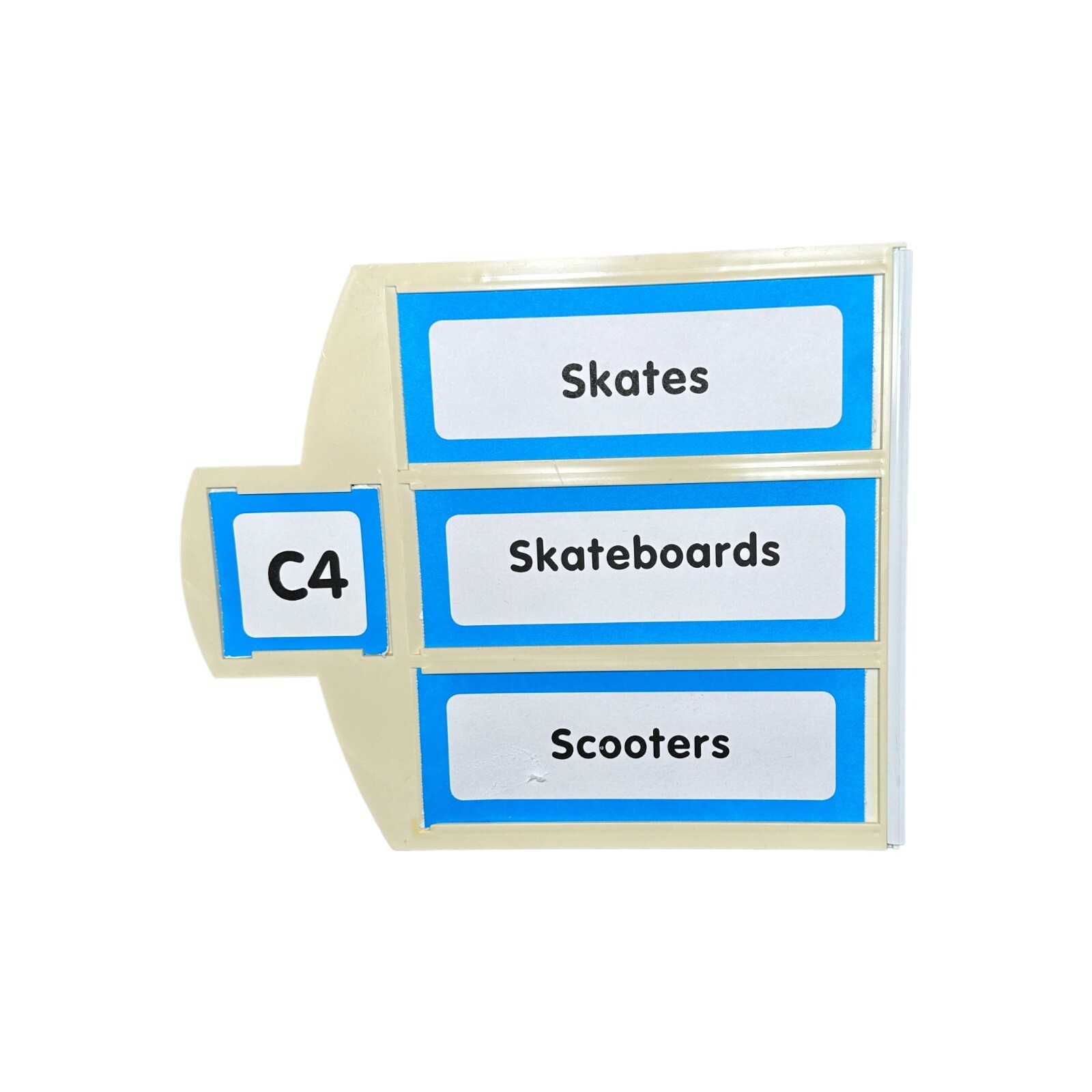 Toys R Us True Aisle Sign C4 Skates, Skateboards, Scooters