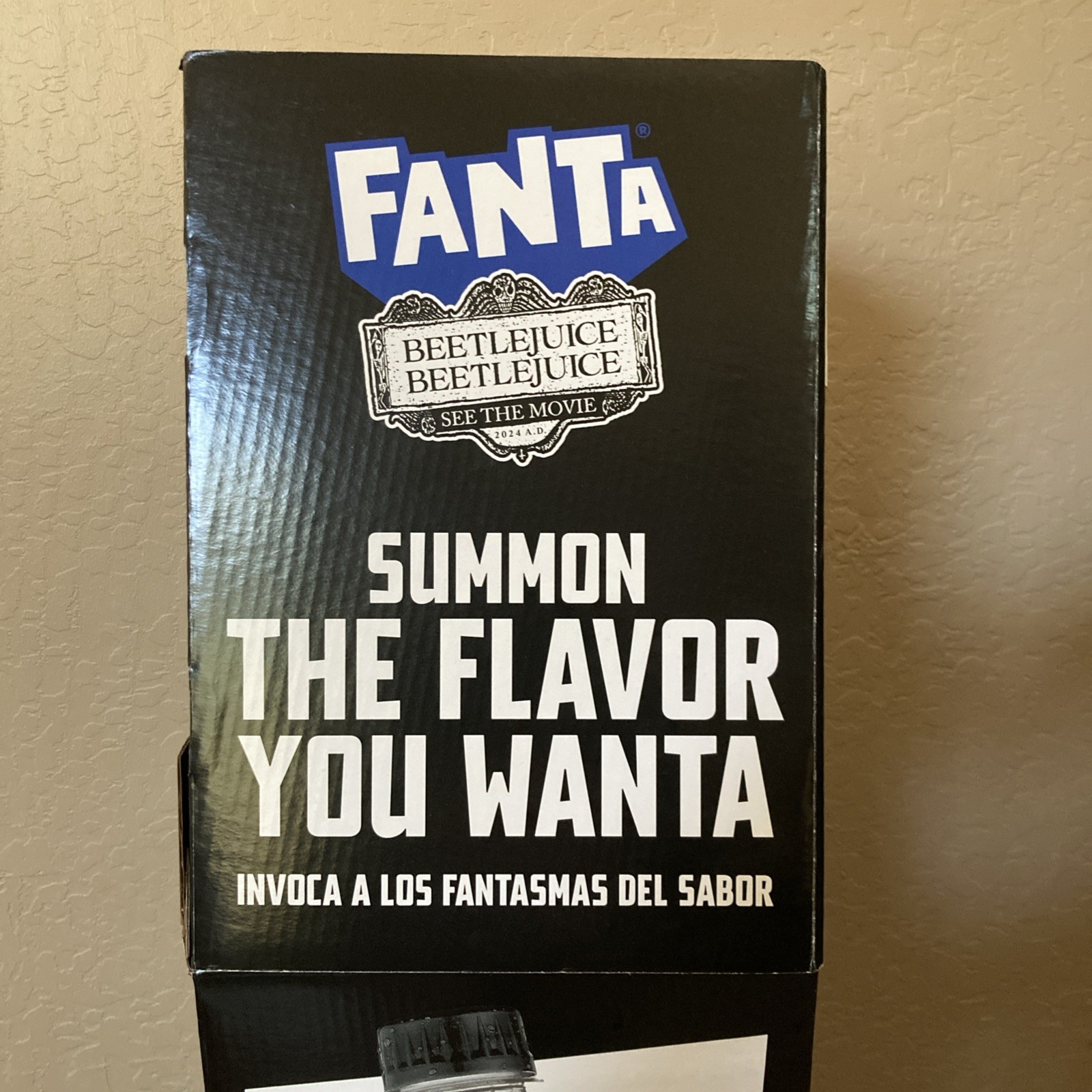 Fanta Beetlejuice Movie Coffin Display Rack – Rare Retail Promo Shelf Stand