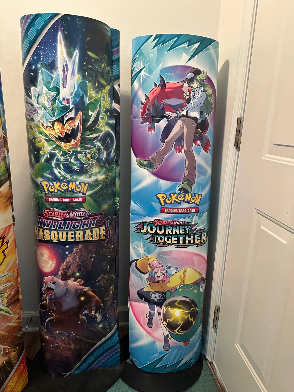Pokemon TCG Store Display Stand Columns Scarlet & Violet Retail Promo Display St